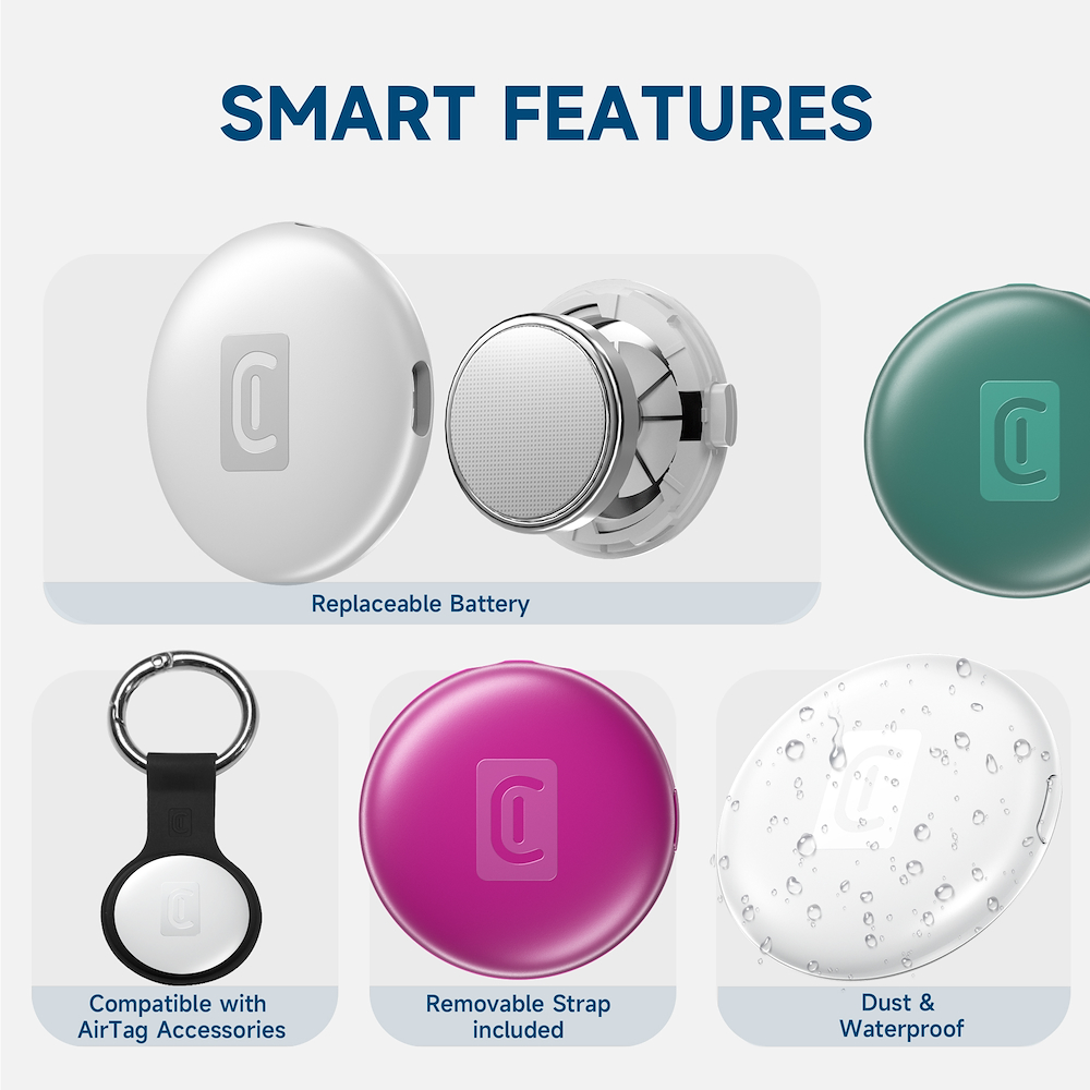 CELLULAR LINE BTTRACYTAGB - Tracy Tag in Blau für iOS