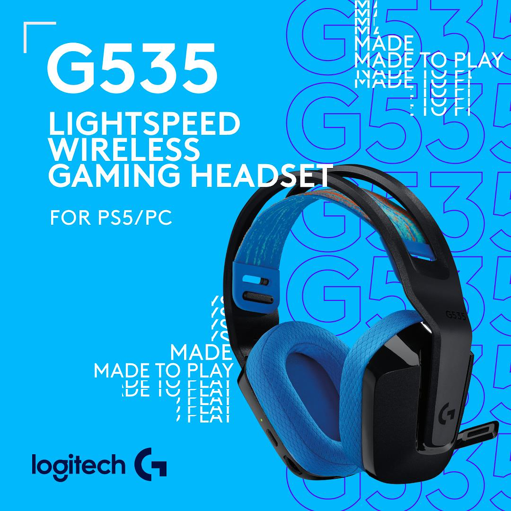LOGITECH 939002219 - Cuffie da Gioco Wireless G535