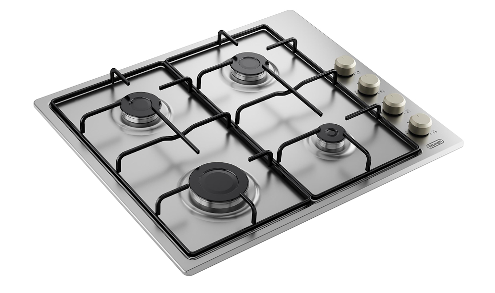 DE LONGHI YLG60L - YLG60L Gaskochfeld Edelstahl