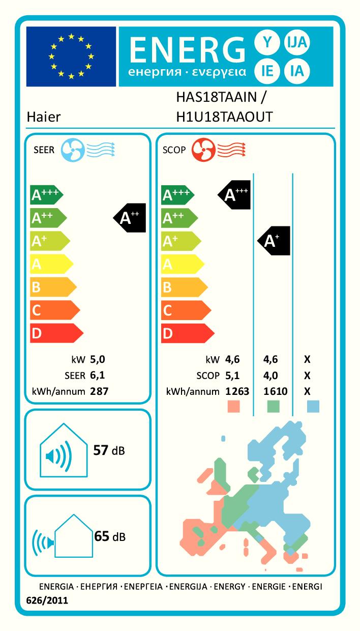 HAIER HAS18TAAIN - Climatizzatore Haier Trendy 18000 BTU