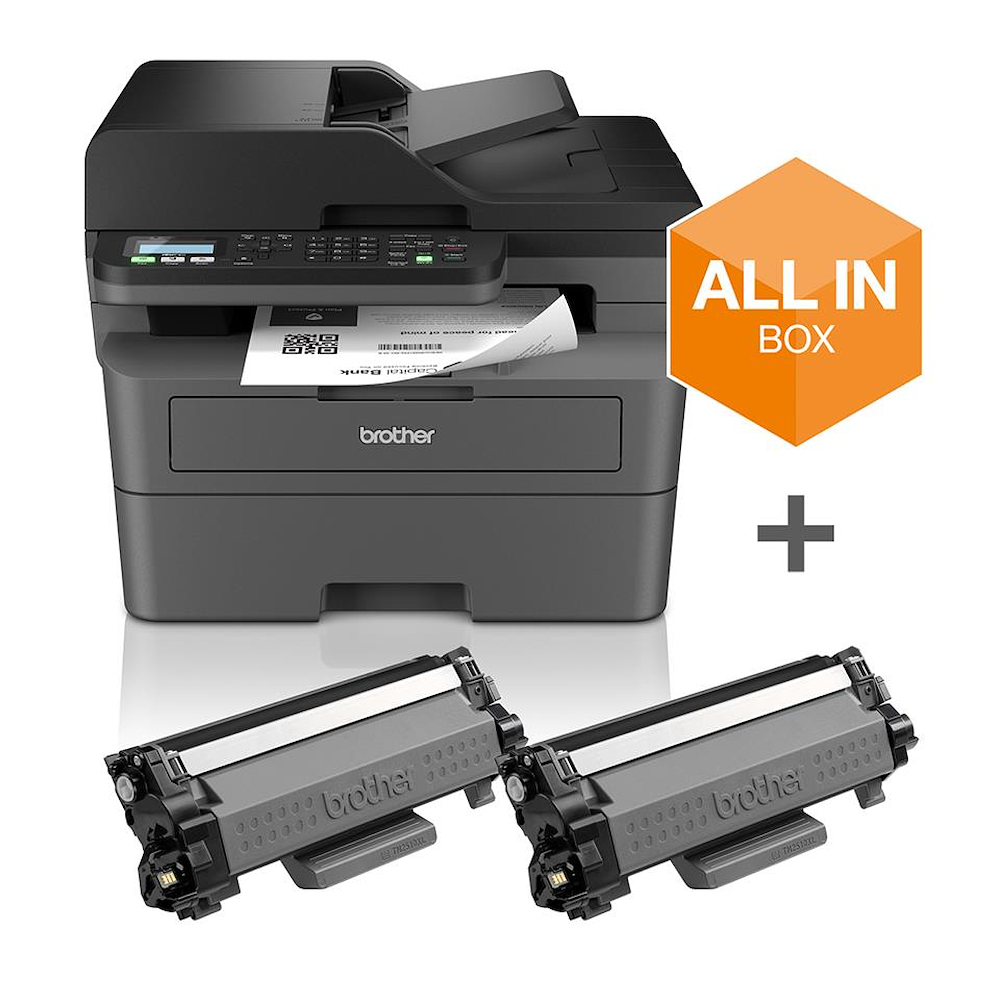 BROTHER MFCL2827DWXLBUNDLE - Multifunktionslaser Drucker 4 in 1 schwarz