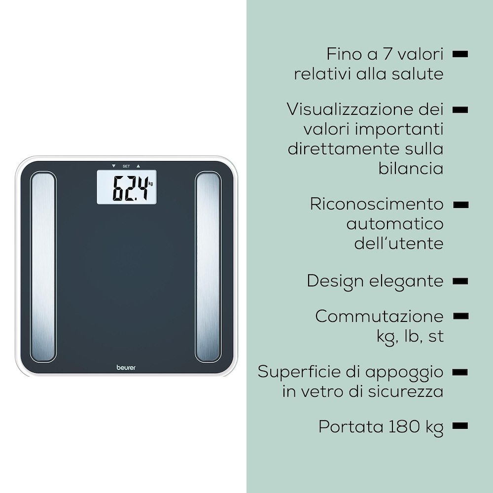 BEURER BF 183 LE 2026 - Bilancia Diagnostica 180kg
