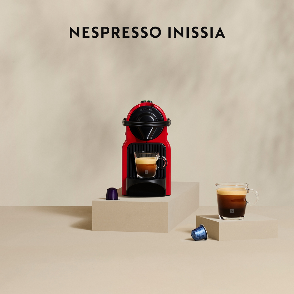 KRUPS XN1005K - Nespresso Inissia Kaffeemaschine in Rot