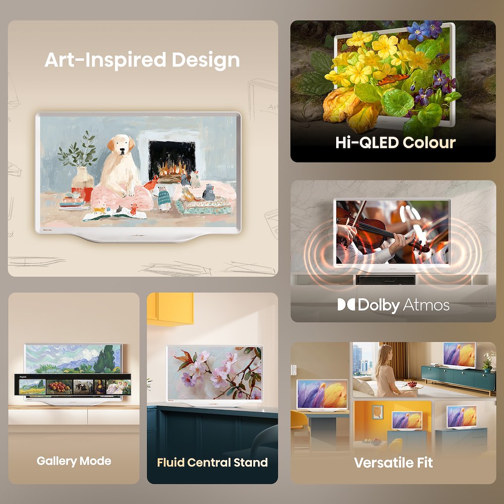 HISENSE 32S5Q - QLED Smart TV 32" Weiß