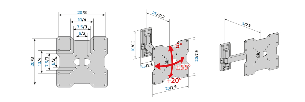 MELICONI 580458 - Supporto TV Flatstyle FR 200