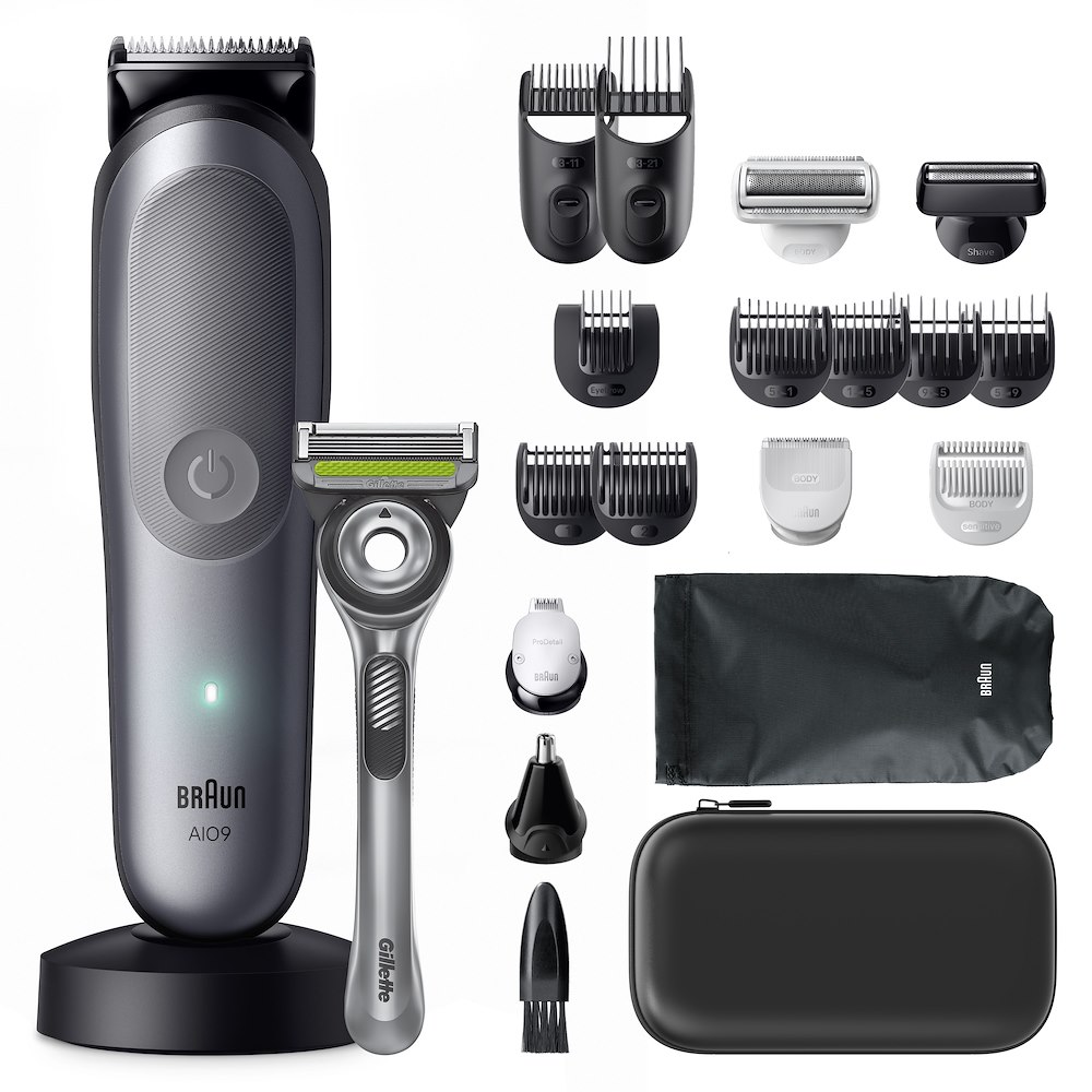 BRAUN AIO9540 - Elektrischer Rasierer 20in1 Grau