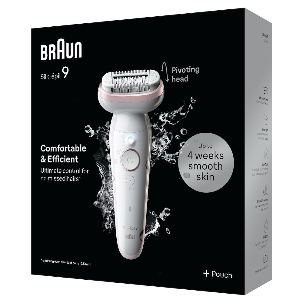 Braun Silk-épil 9 Damenepilator mit flexibler Spitze
