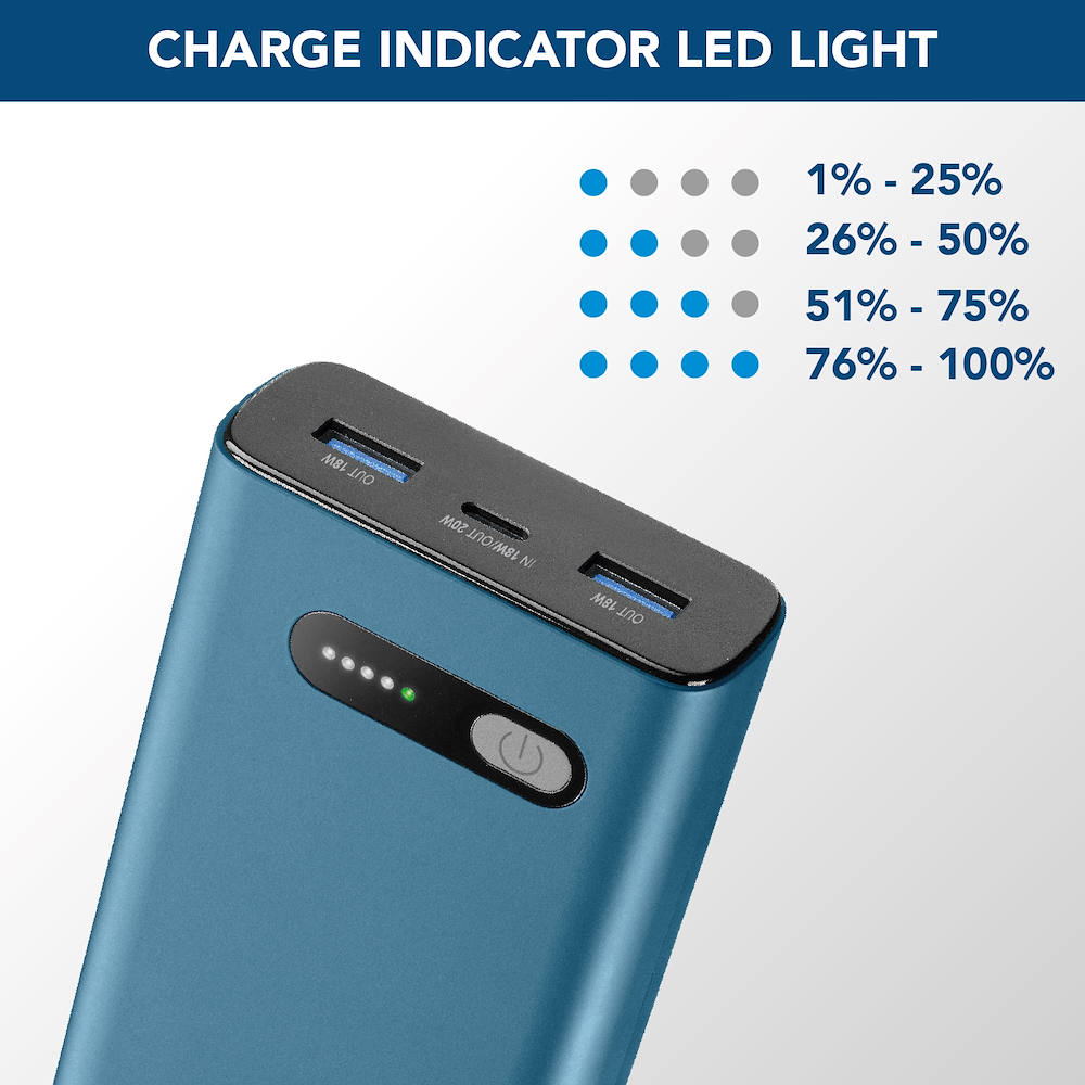 CELLULAR LINE PBFAST01PD20000G - Power Bank 20000mAh Verde