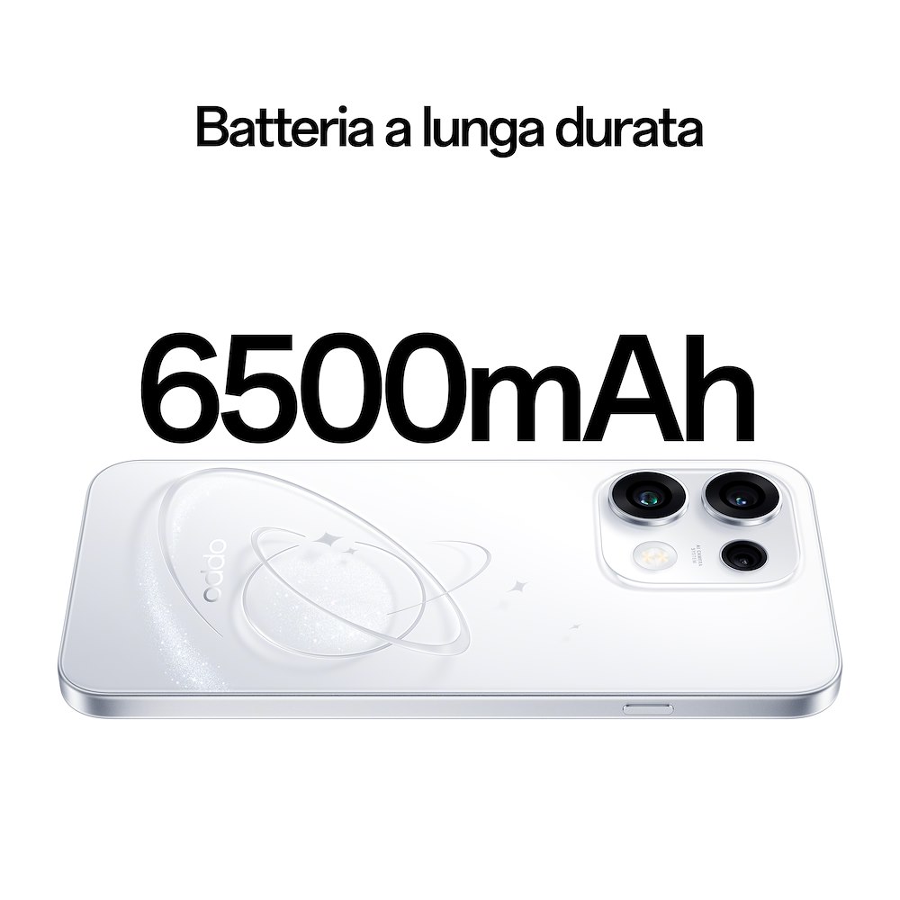 OPPO RENO16F5GPOPWHITE - Smartphone 5G con Tripla Fotocamera