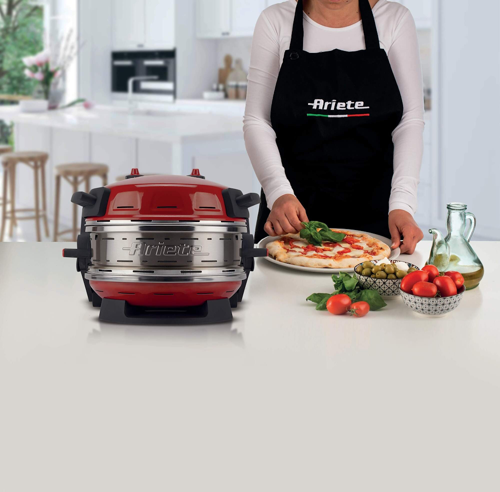 ARIETE 927 - Ariete Doppel-Pizzaofen Pizzeria 927 Rot