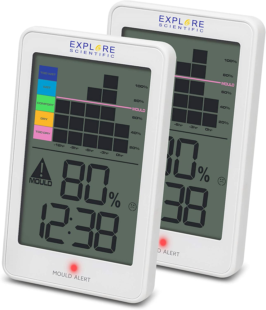 EXPLORE SCIENTIFIC WSH1008 - Thermo-Hygrometer mit Schimmelalarm
