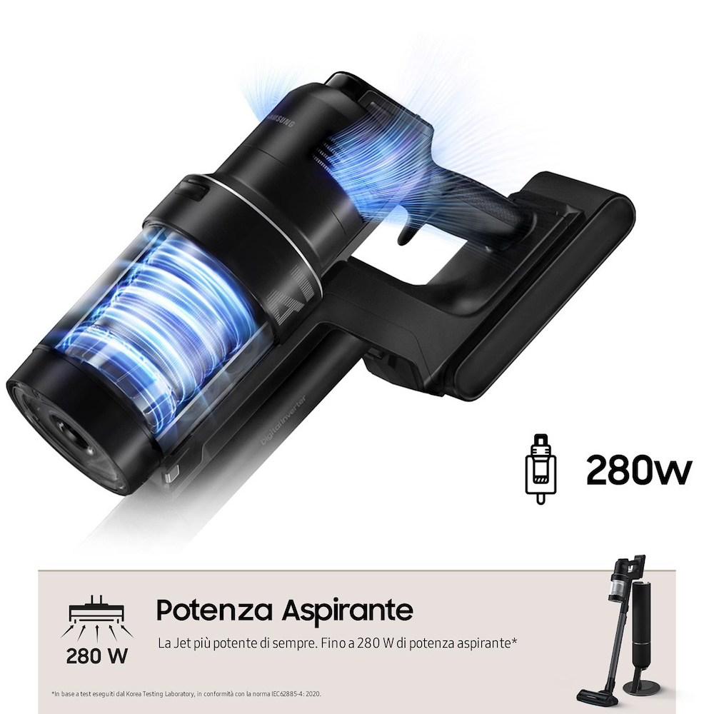 SAMSUNG VS28C9784QK - Samsung BESPOKE Jet AI Aspirapolvere senza fili VS28C9784QK