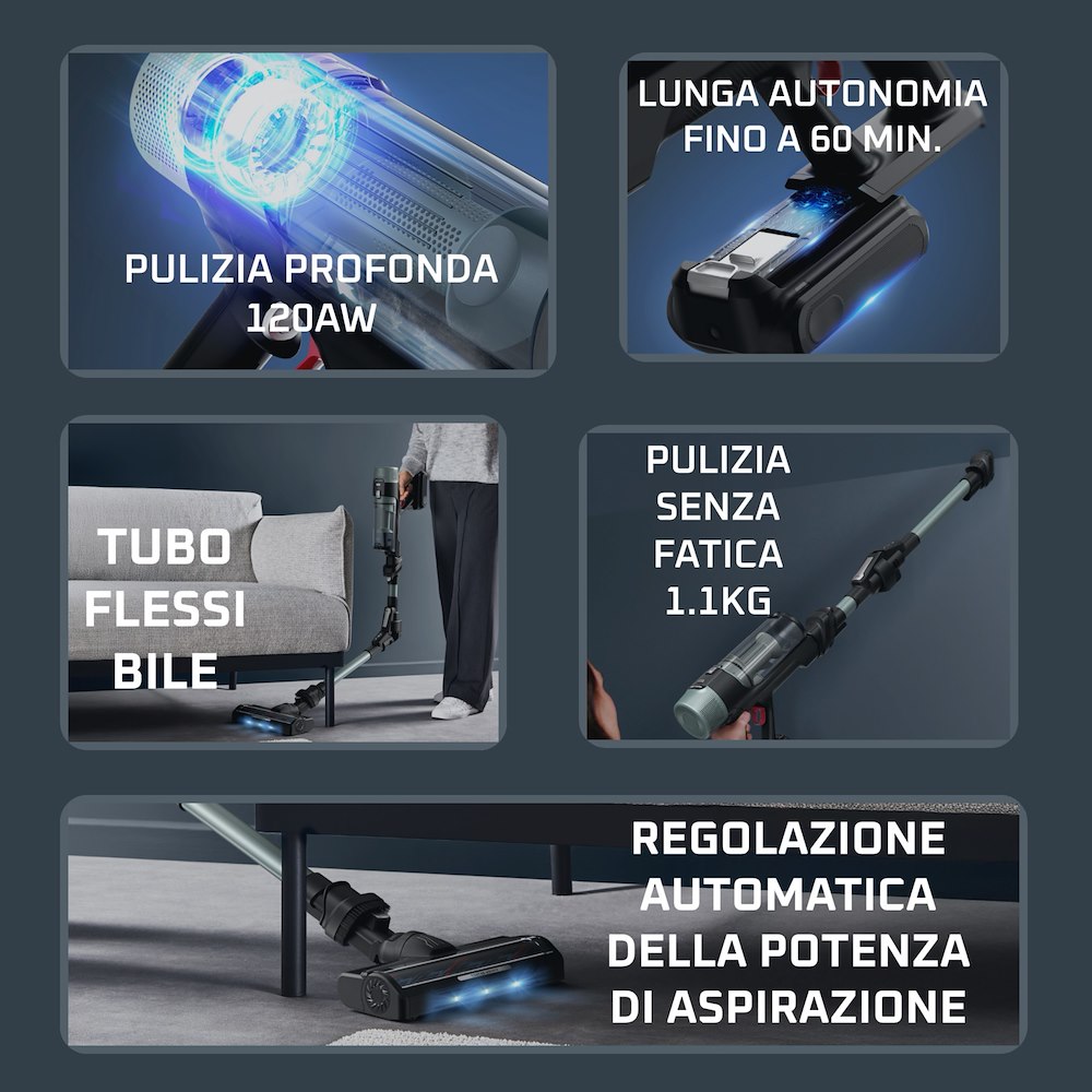 ROWENTA RH7A32 - Aspirapolvere X-FORCE Flex 10.80
