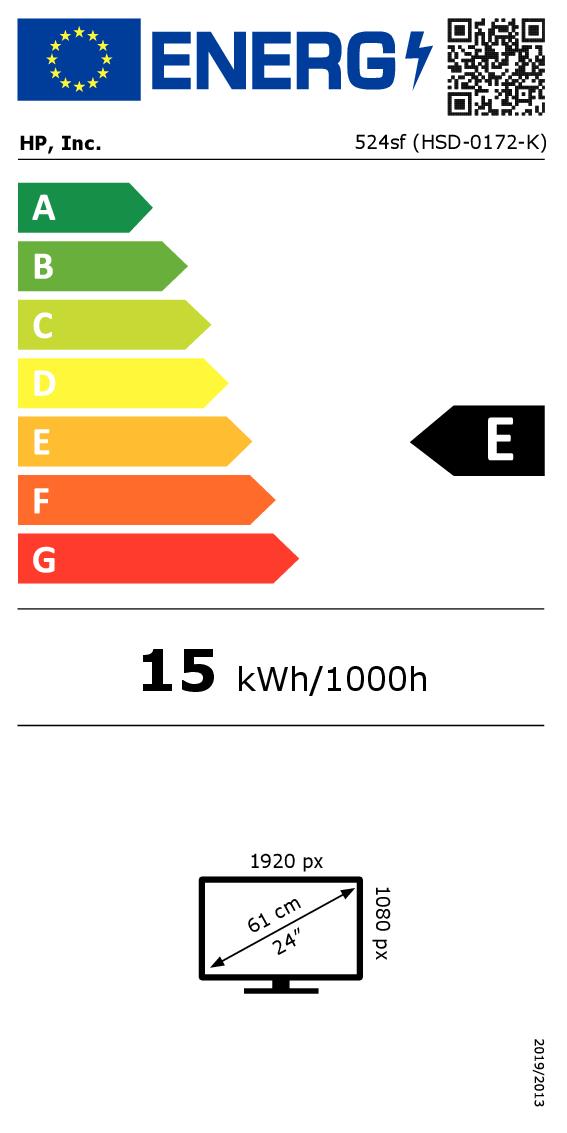 HP 524SF - Serie 5 23.8" FHD Monitor