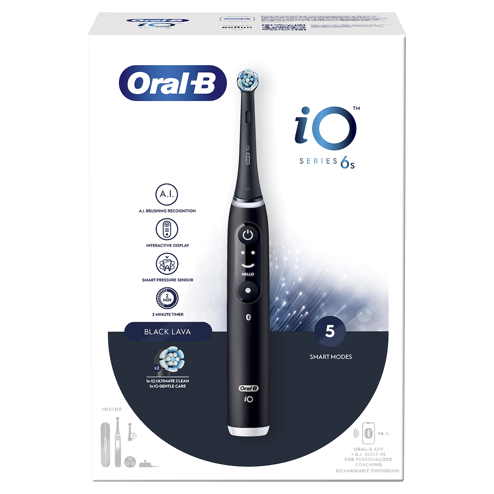 ORAL-B IO6SBLACK - Spazzolino Elettrico Ricaricabile Oral-B