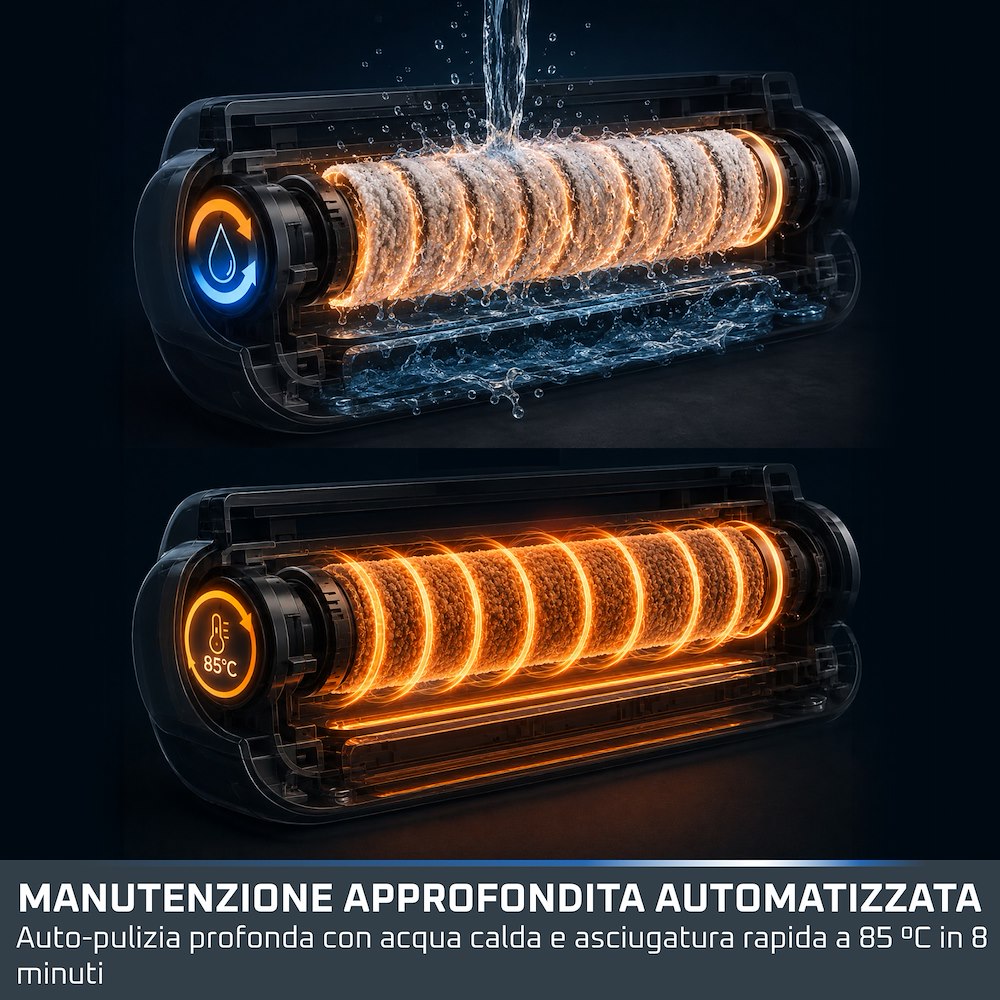ROWENTA GZ7136 0769650 LAVA/ASP.RIC.0.8LT C/STAZ.PULIZ.X-CLEAN VISION PRO