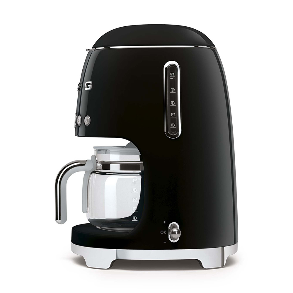 SMEG DCF02BLEU - Caffettiera 50's Nera LUCIDO SMEG DCF02BLEU - Caffettiera 50's Nera LUCIDO