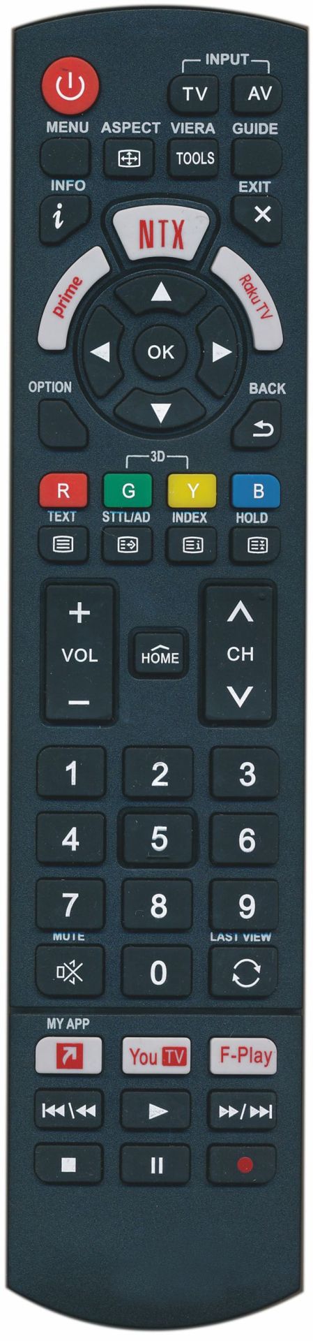 JOLLY LINE JL1722 - Jolly Line Ersatzfernbedienung für Panasonic TV