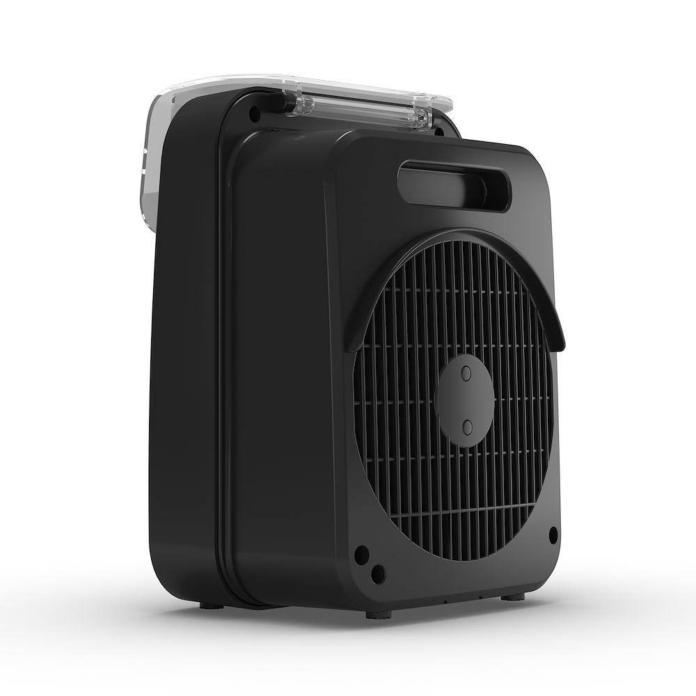 SPLENDID CALDOTEKNO - Termoventilatore Bagno 2000W NERO