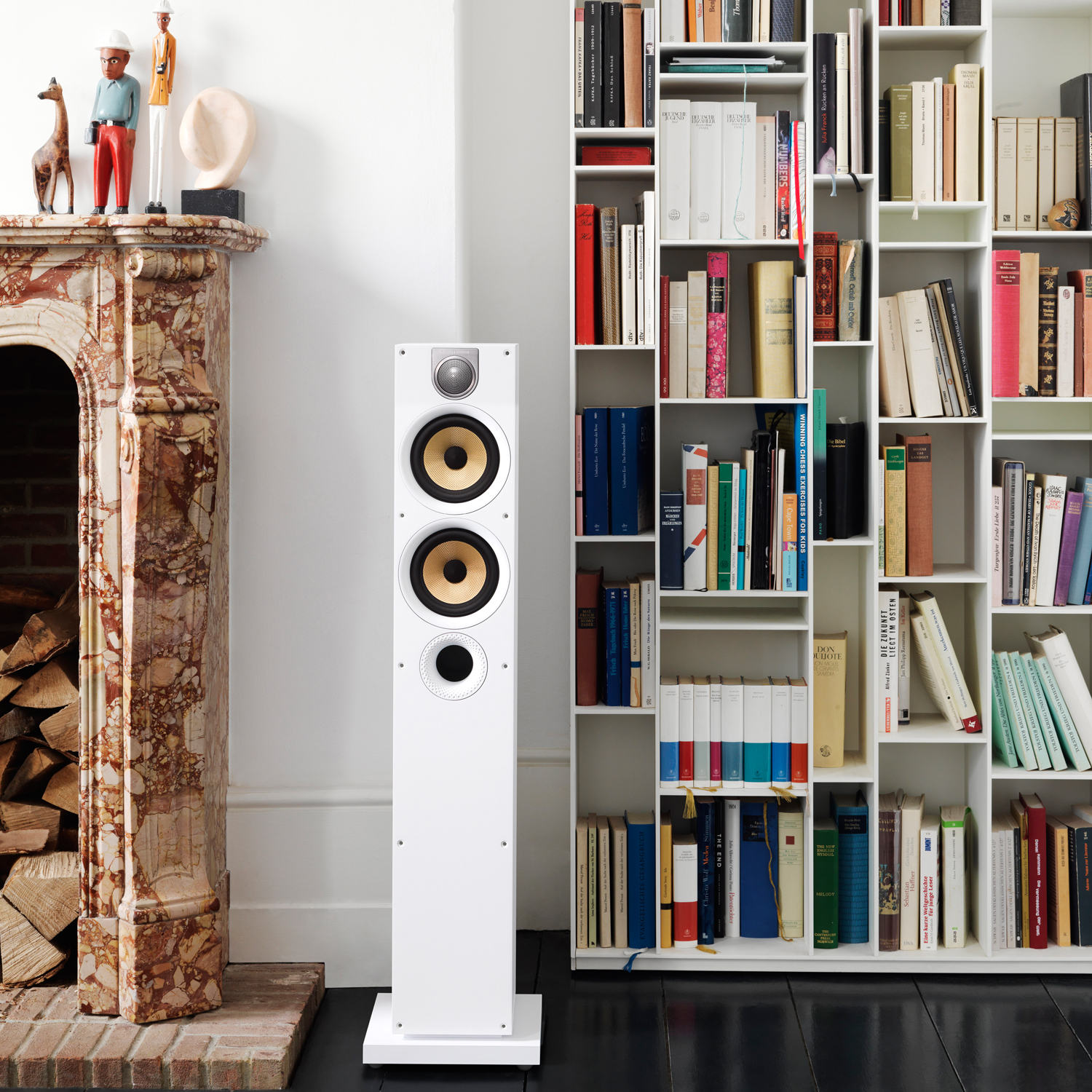 Bowers & Wilkins 684 S2 – 2-Wege Standlautsprecher (Paar), Weiß