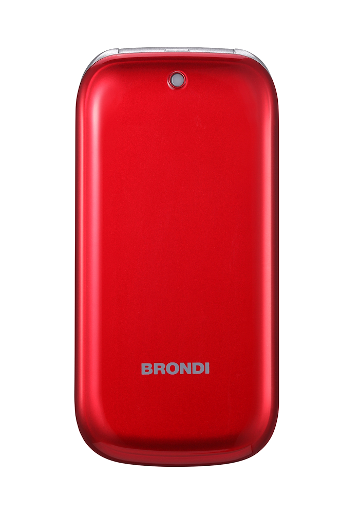 BRONDI STONEPIUROSSO - DualSIM Telefon 2.4 Zoll Rot