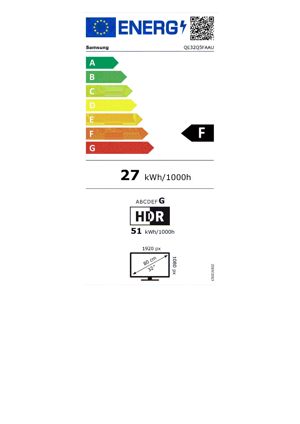 SAMSUNG QE32Q5FAAUXZT - QLED 4K TV 32"