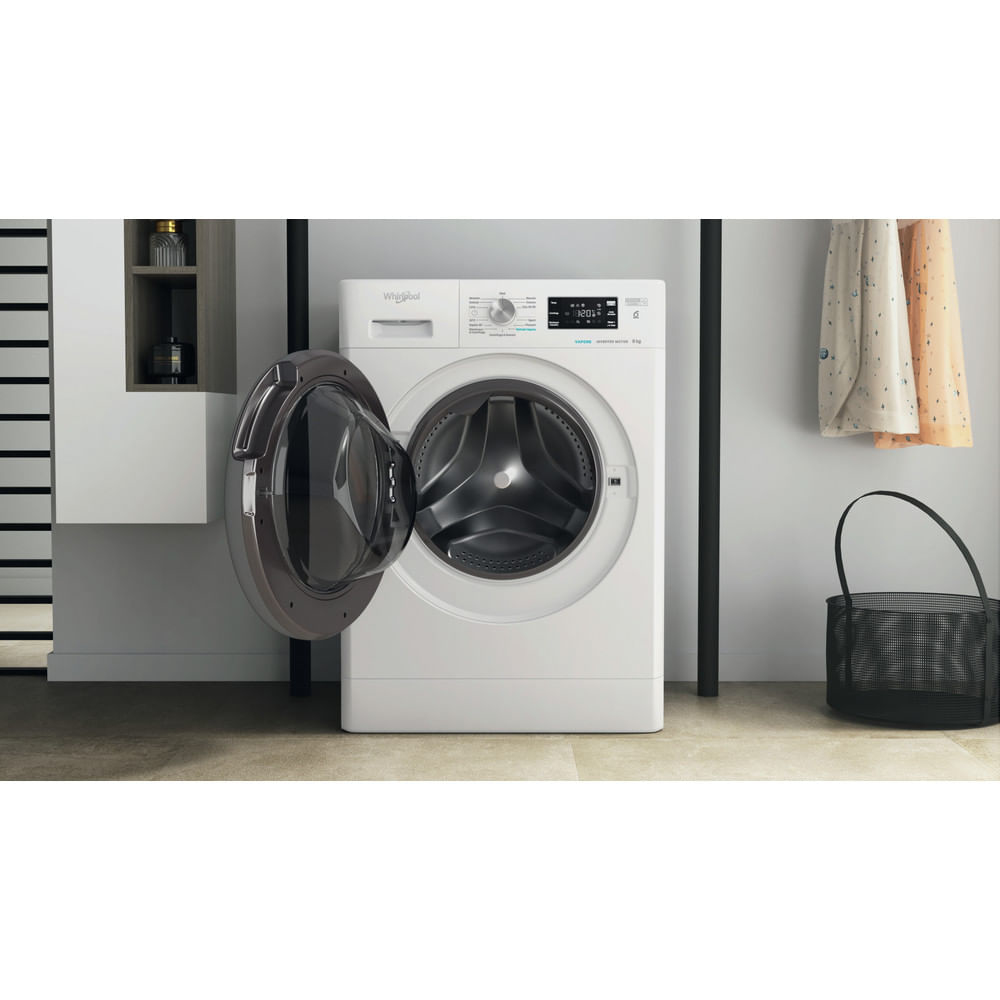 WHIRLPOOL FFB846SVIT - Frontlader Waschmaschine 8Kg mit Inverter Dampffunktion WHIRLPOOL FFB846SVIT - Frontlader Waschmaschine 8Kg mit Inverter Dampffunktion