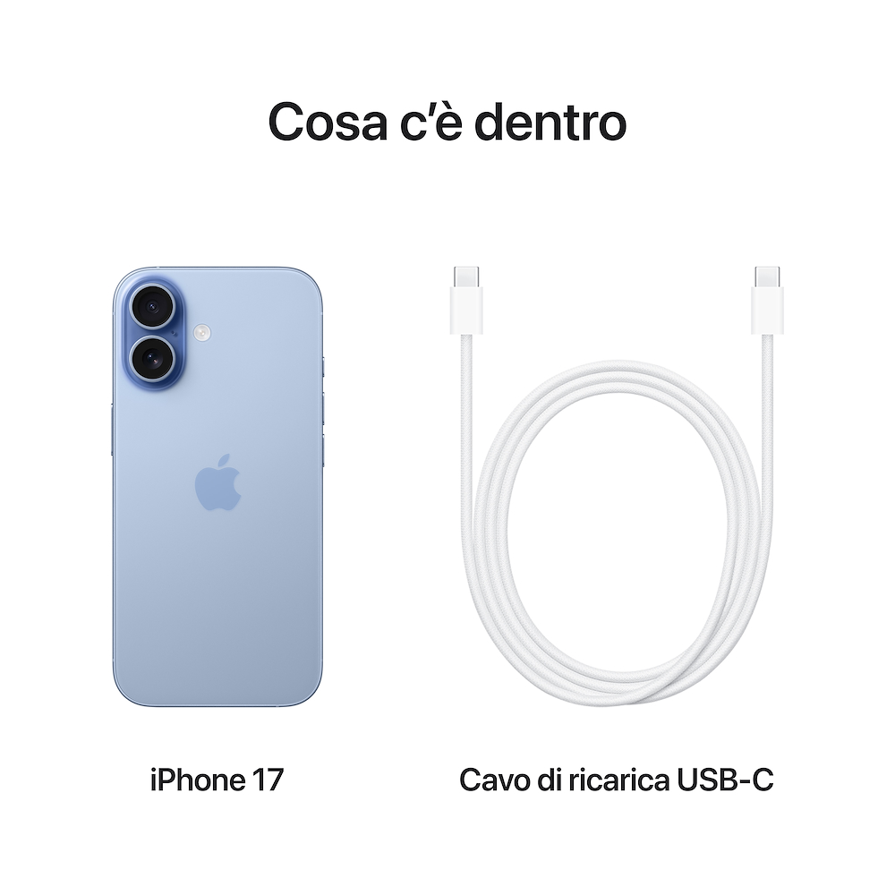 Apple MG6T4QLA - iPhone 17 512GB blu nebbia