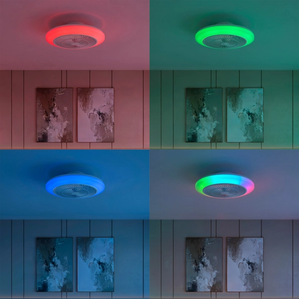 Philips 929004782201 - Ventilatore da soffitto Amigo RGB