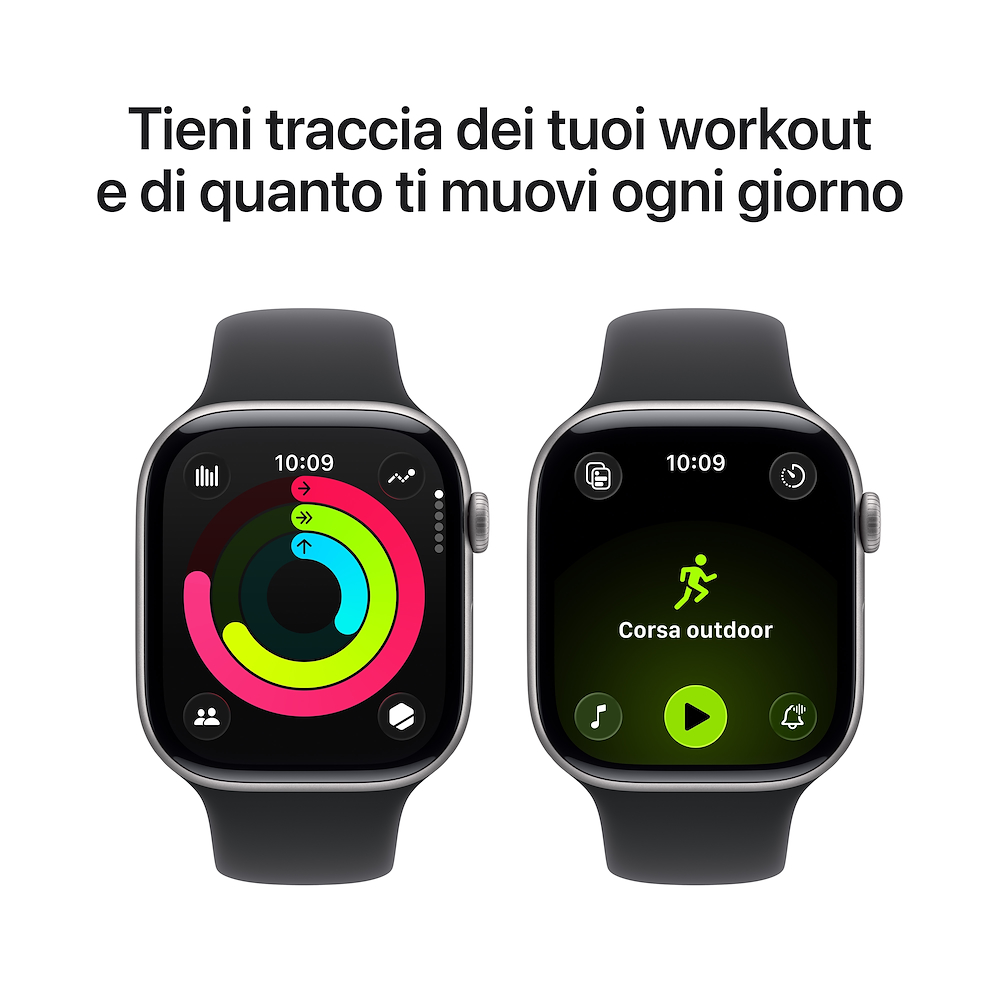 APPLE MEV44QL/A - Apple Watch 11 GPS Grau Schwarz