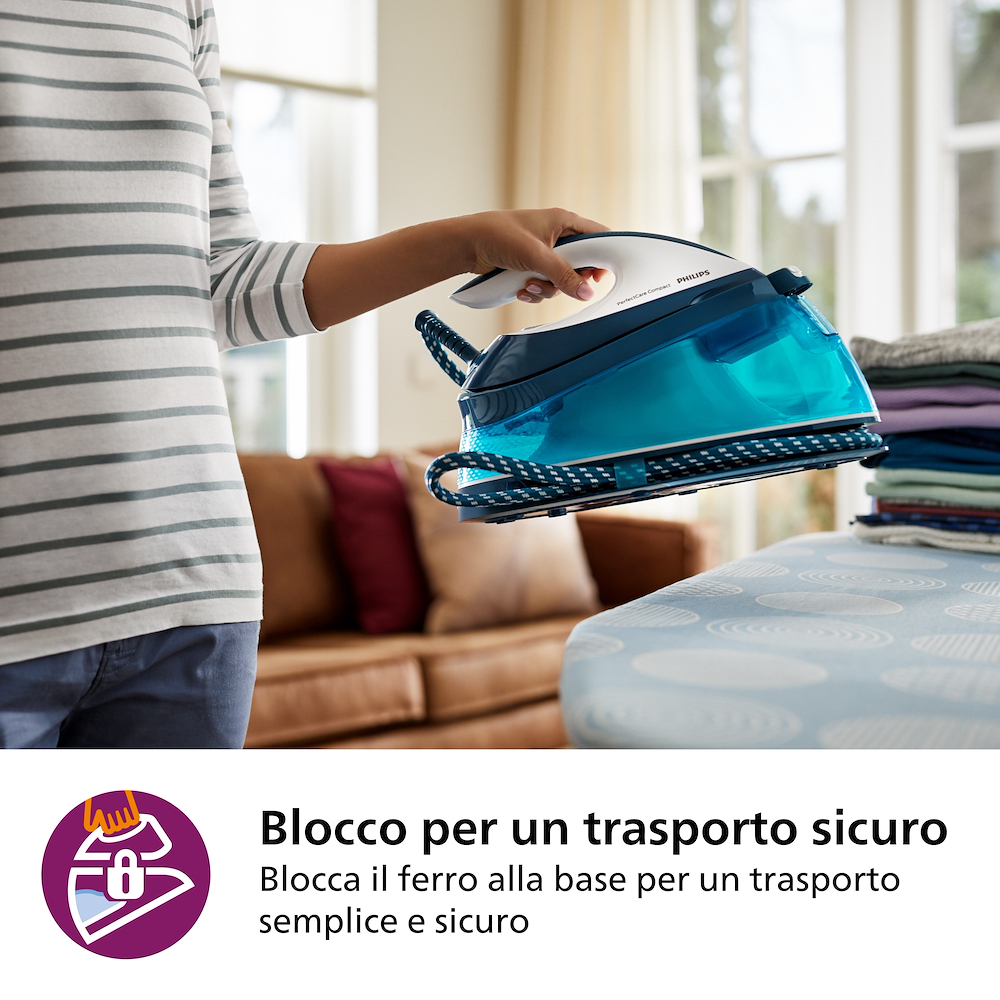 PHILIPS GC7840 - Philips PerfectCare Kompakt Dampfbügeleisen 2400W