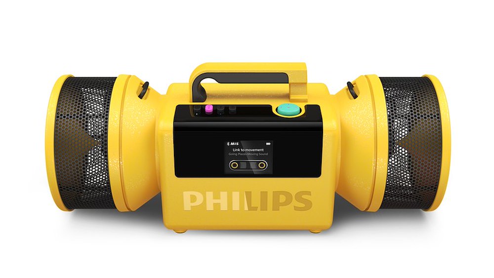 PHILIPS TAMS80Y/00 - Tragbarer Lautsprecher gelb