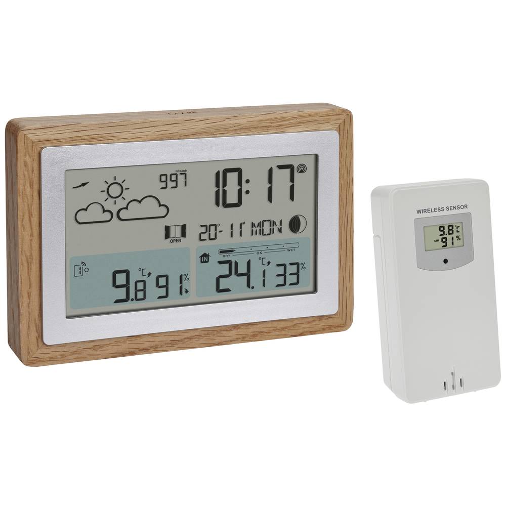 TFA 35.1167.54 - Funk-Wetterstation OAK mit Außensensor