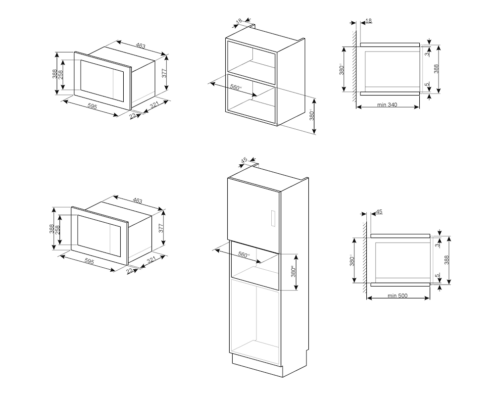 SMEG FMI020X - Microonde Smeg FMI020X
