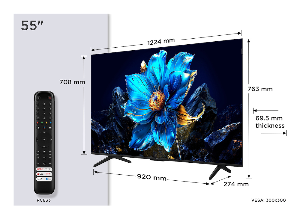 TCL 55P79K - 55" QLED 4K Fernseher