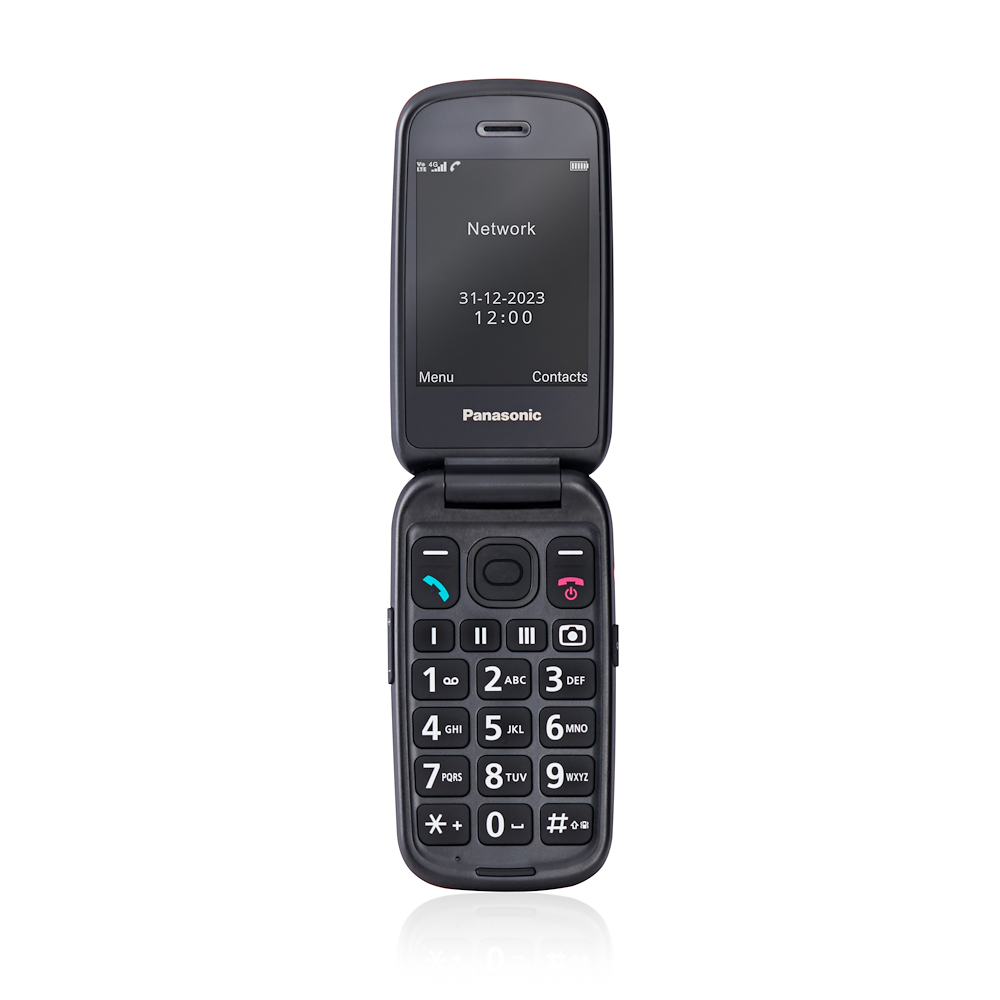 PANASONIC KXTU550EXR - Panasonic Senioren-Handy 4G rot