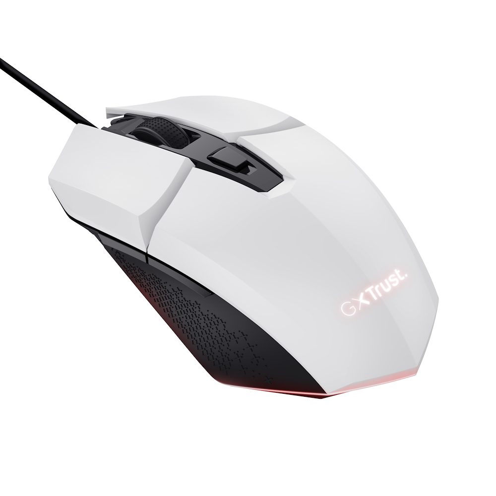TRUST 25066 - Mouse Gaming Illumintato Felox Bianco