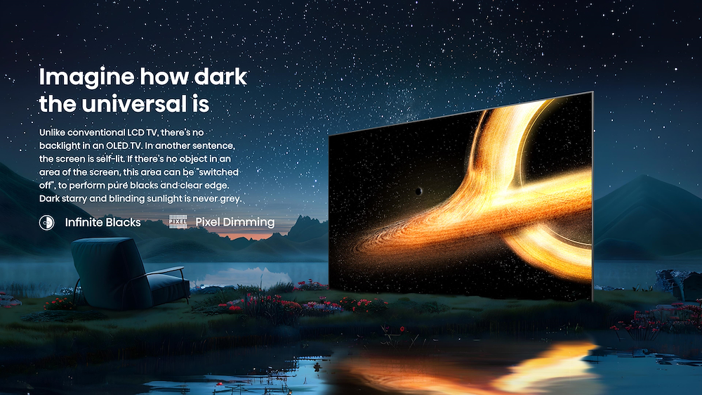 HISENSE 55A86N - Smart TV OLED 55 Zoll 4K