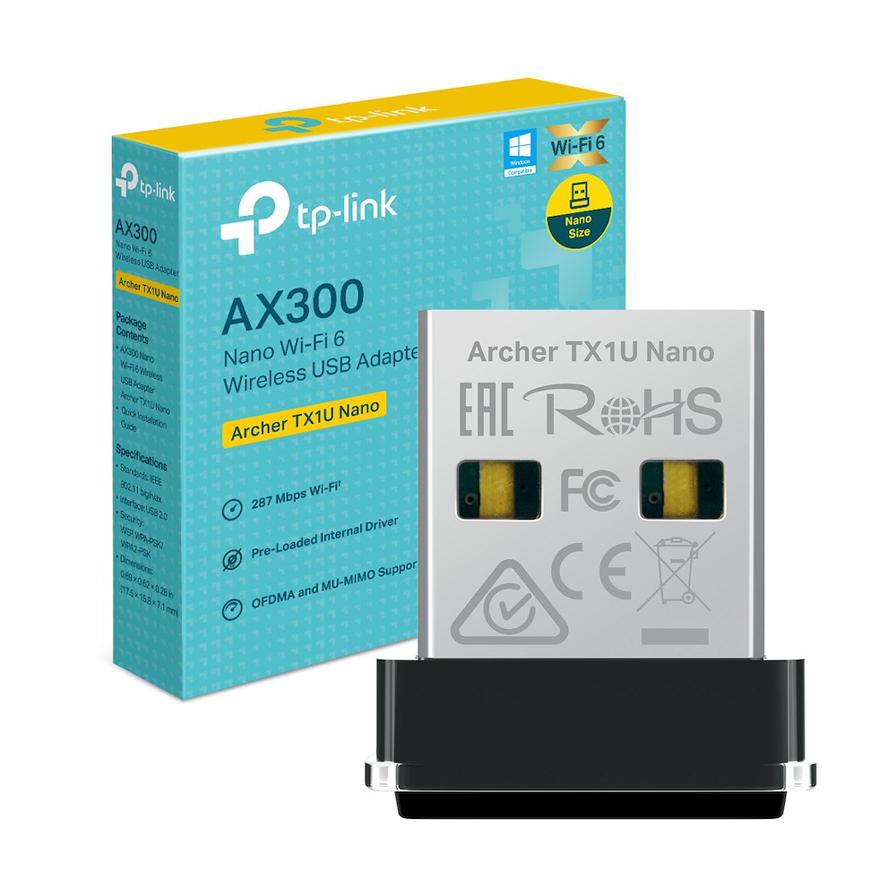 TP-LINK ARCHERTX1UNANO - USB Adapter Wi-Fi 6