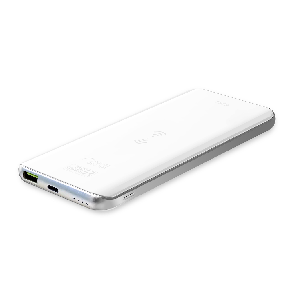 PURO FCBB80P1QIWHI - Powerbank 8000mAh Wireless und USB