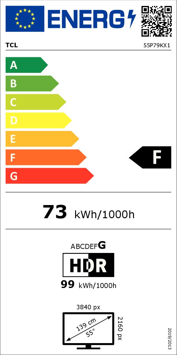 TCL 55P79K - 55" QLED 4K Fernseher