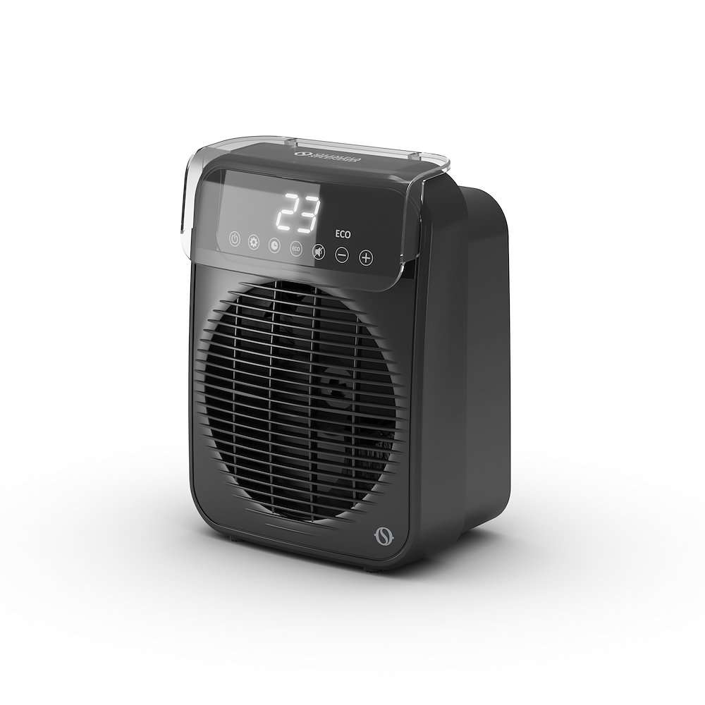 SPLENDID CALDOTEKNO - Termoventilatore Bagno 2000W NERO