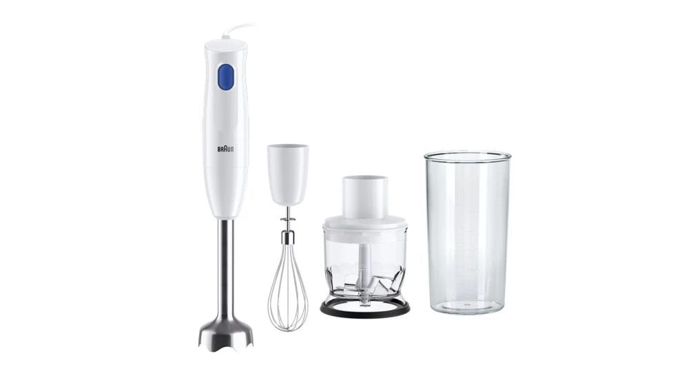 BRAUN MQ10202MWH - Minipimer 450W con accessori