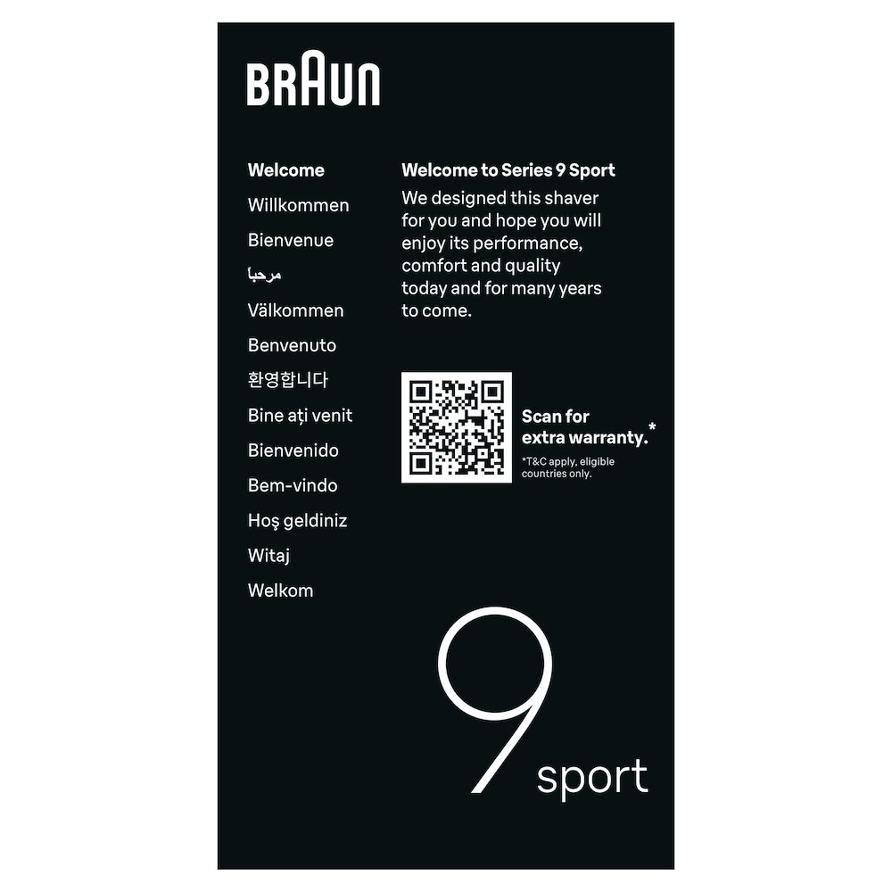 BRAUN 83920512 - Rasoio Elettrico Barba Serie 9