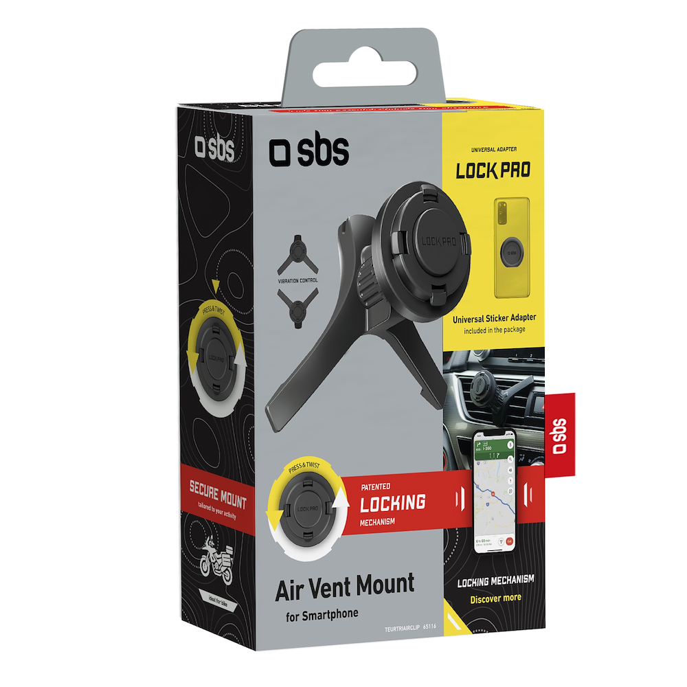 SBS TEURTRIAIRCLIP - Supporto auto  Lock Pro