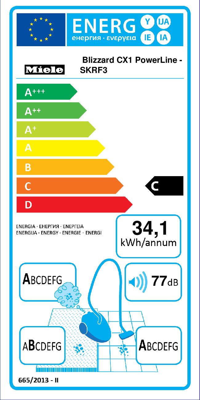 MIELE BLIZZARDCX1POWERLINEGREY - Miele Blizzard CX1 PowerLine Beutelloser Bodenstaubsauger Grau MIELE BLIZZARDCX1POWERLINEGREY - Miele Blizzard CX1 PowerLine Beutelloser Bodenstaubsauger Grau
