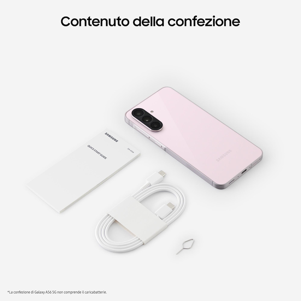 SAMSUNG SMA566BLIAEUE - Galaxy A56 5G Smartphone in Awesome Pink