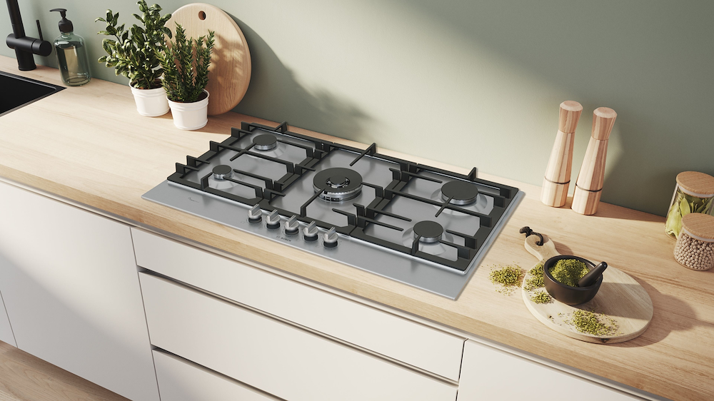 BOSCH PCR9A5I90 - Piano Cottura Gas 90cm Inox