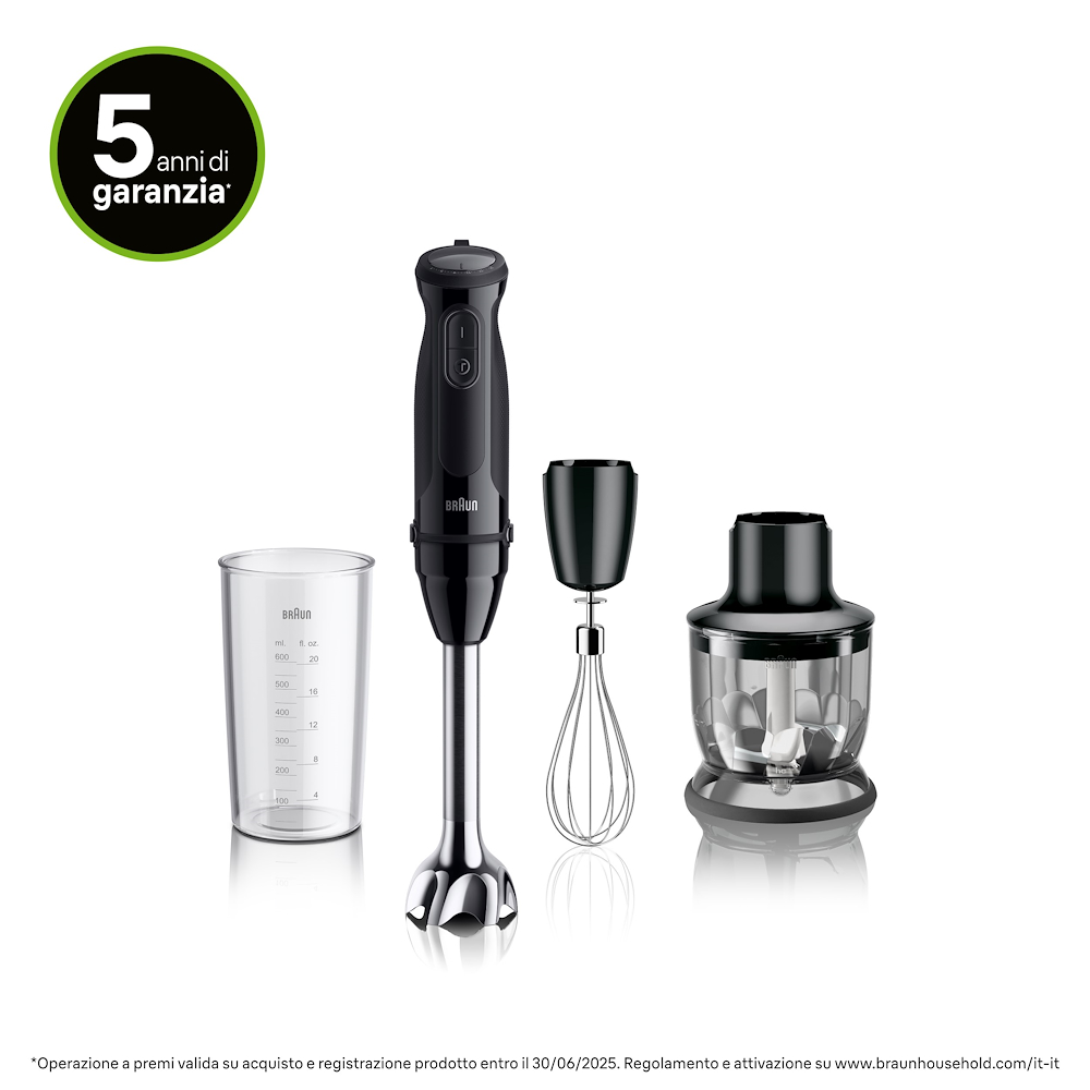 BRAUN MQ50202 - Mini pimer 1000W 21 velocità