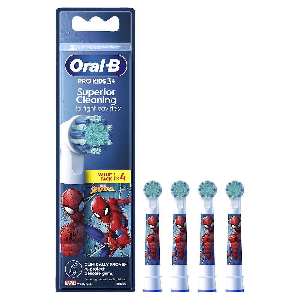 ORAL-B 80723169 - Pro Kids Aufsteckbürsten Disney Spiderman